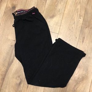 Black scrub pants
